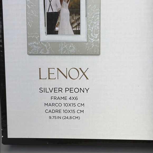 Lenox Silver Peony Photo Frame - Picture 8 of 10